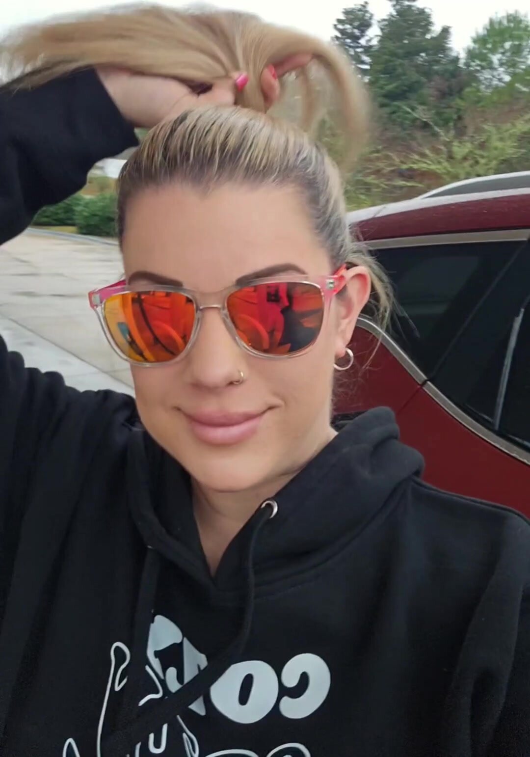 Pulling out the big ones at gas station