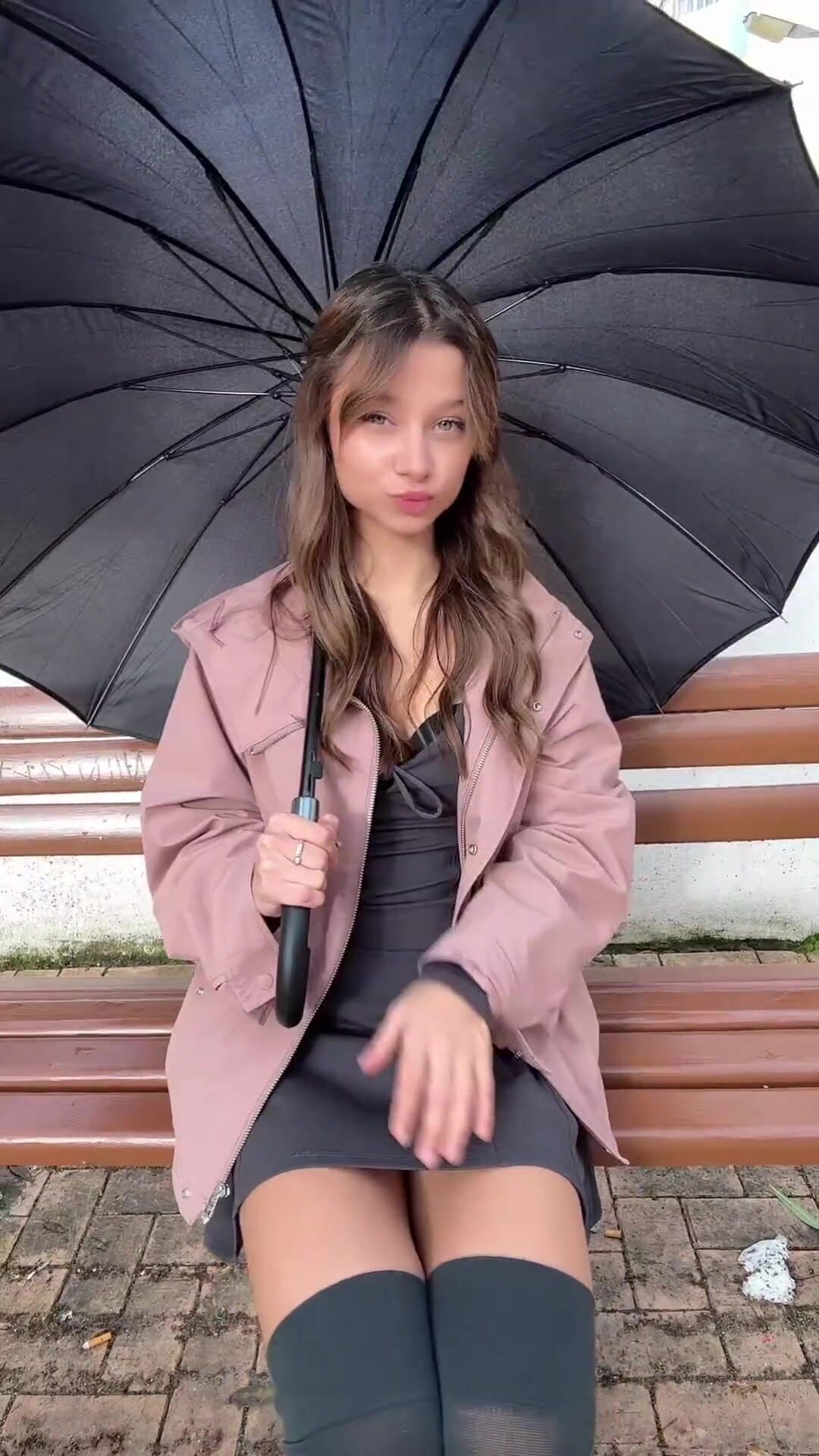 Couldn’t hide my secret under this dress