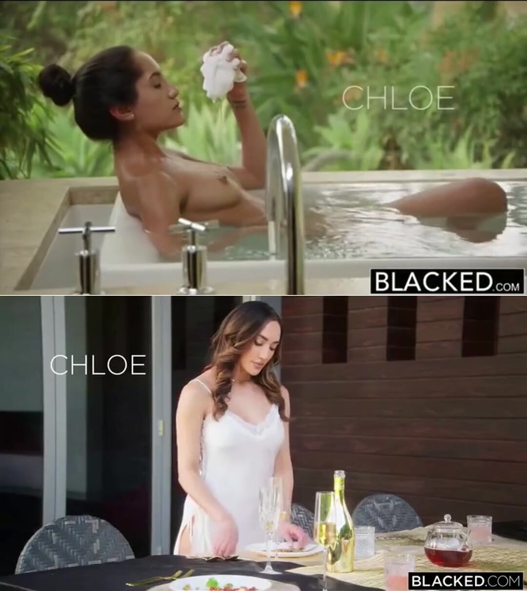 Chloe Amour on Blacked 10 years apart