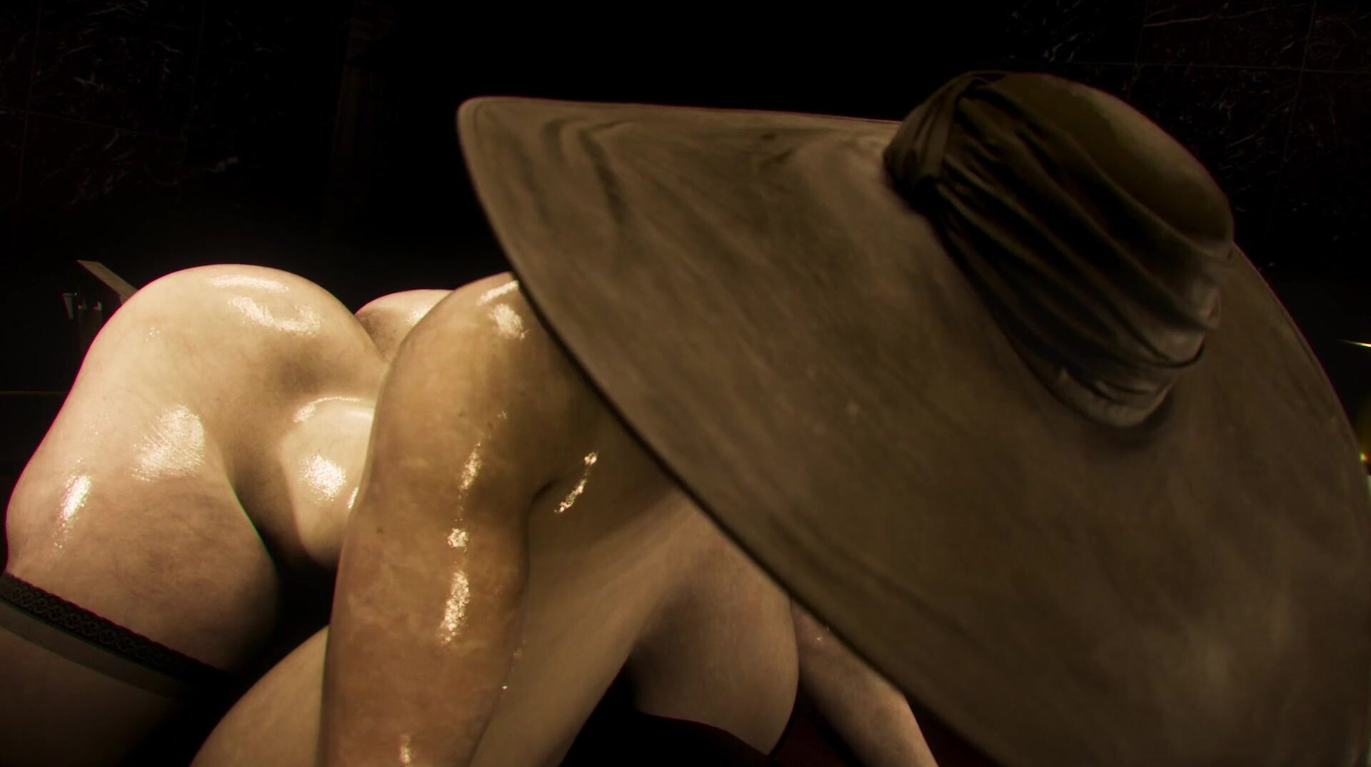 Lady Dimitrescu on a Sex Machine Cerbskies