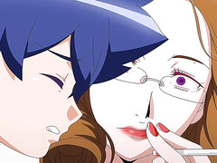 Lucky cock fucks two older classmates with big boobs - Hentai