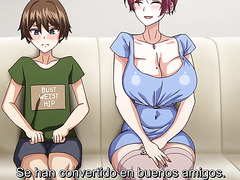 Caring stepmoms show them what a hot fuck is hentai
