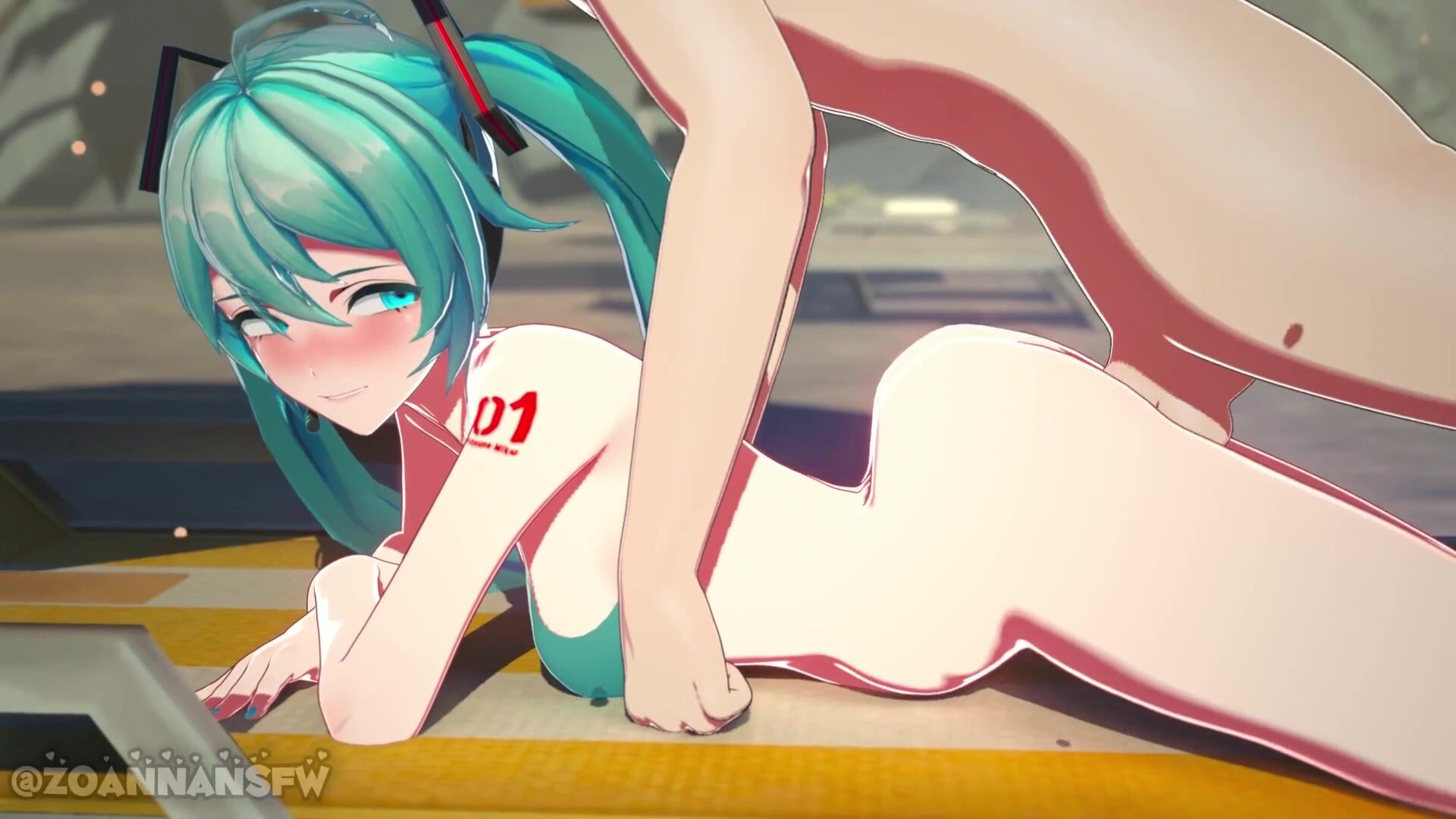 Having fun with Miku ZoannaNSFW