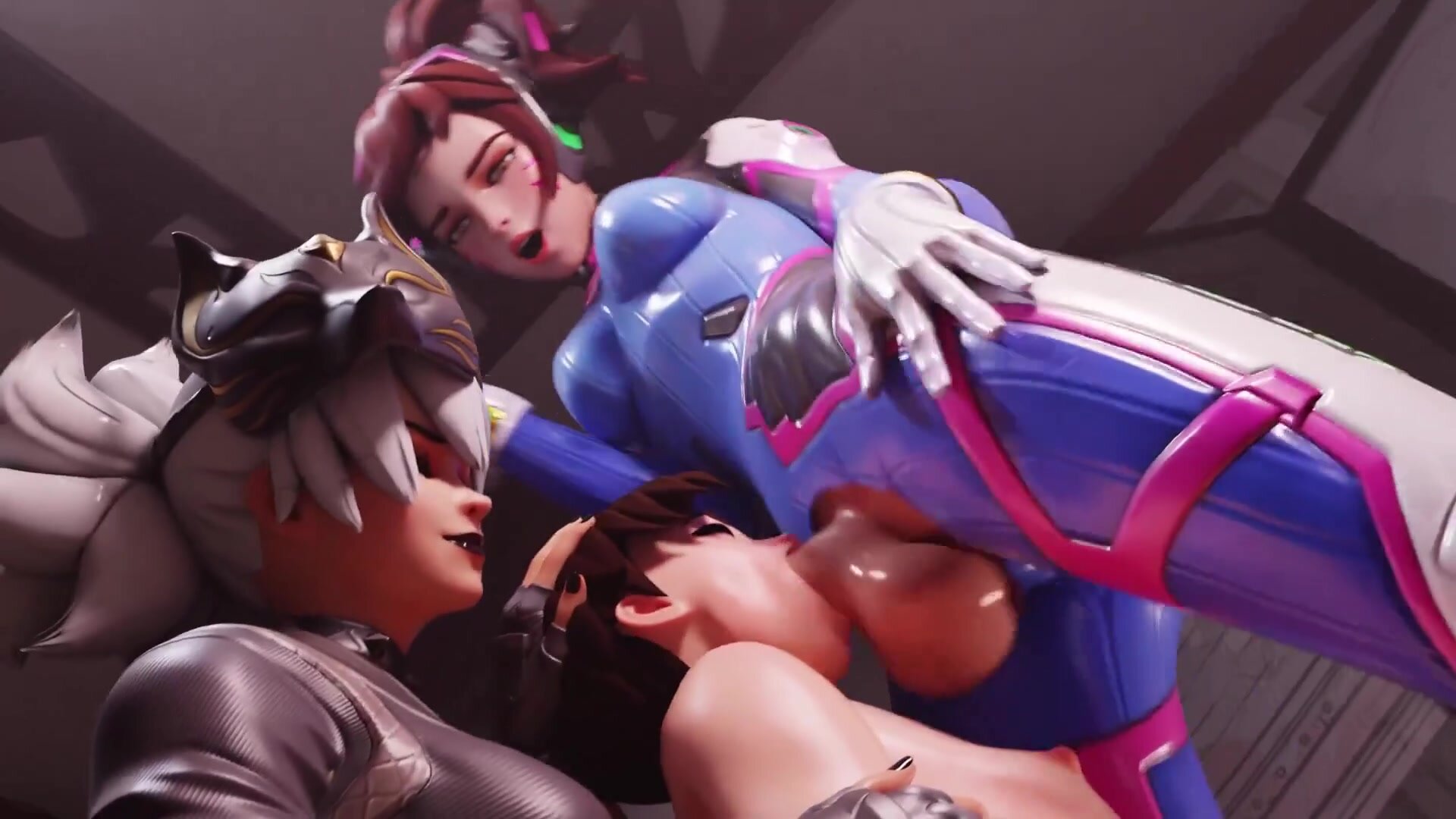 Facefucked by D.Va by Kervent80