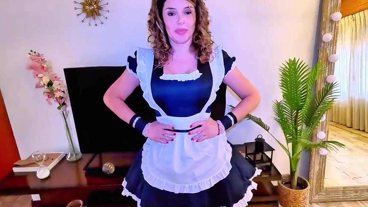 Latina maid wanna raise so I fucked her tight anal hole for it