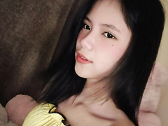 petite Filipina fucked and creampied by stepdad