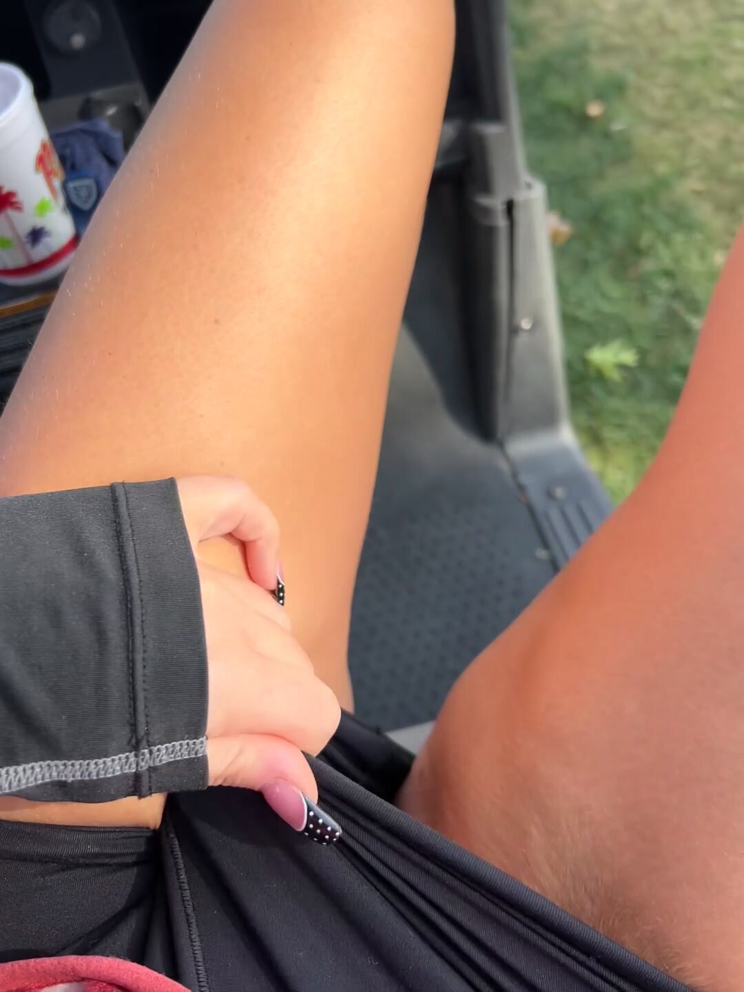 What a perfect day to get fucked on a golf course