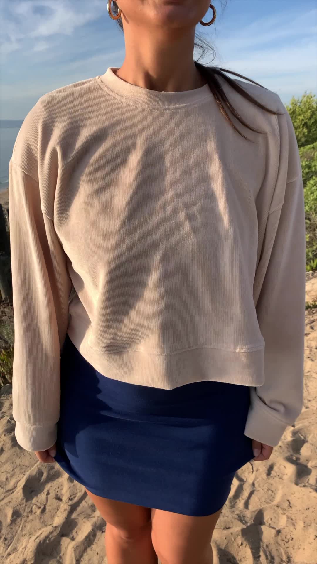 Flashing my naked body at the viewpoint gif