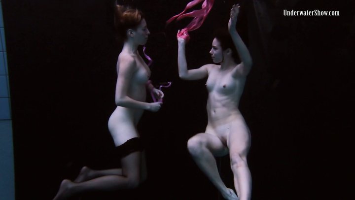 Beautuful underwater action with two nymphs Aneta and Andrejka