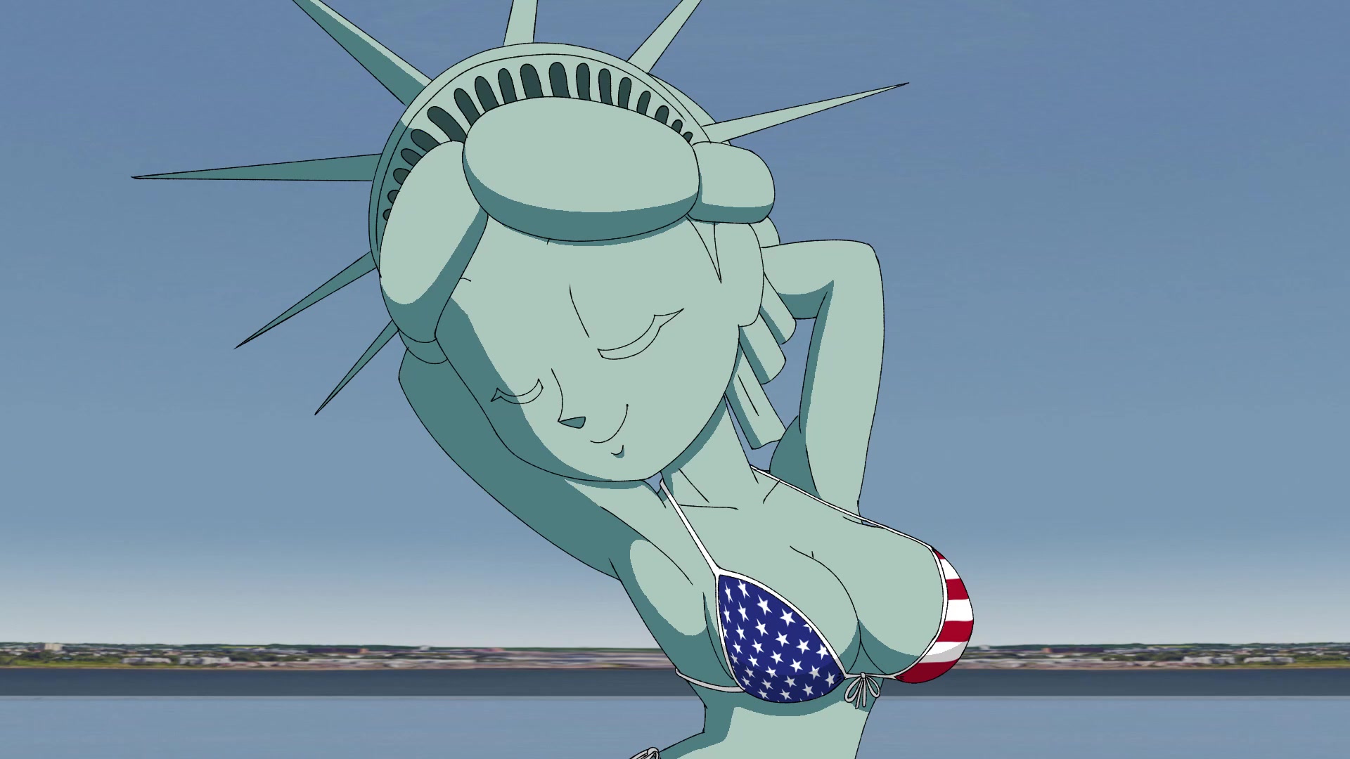 Lady Liberty & Lady Freedom tansau U.S.A. Rae Lil Black in 'The Na...