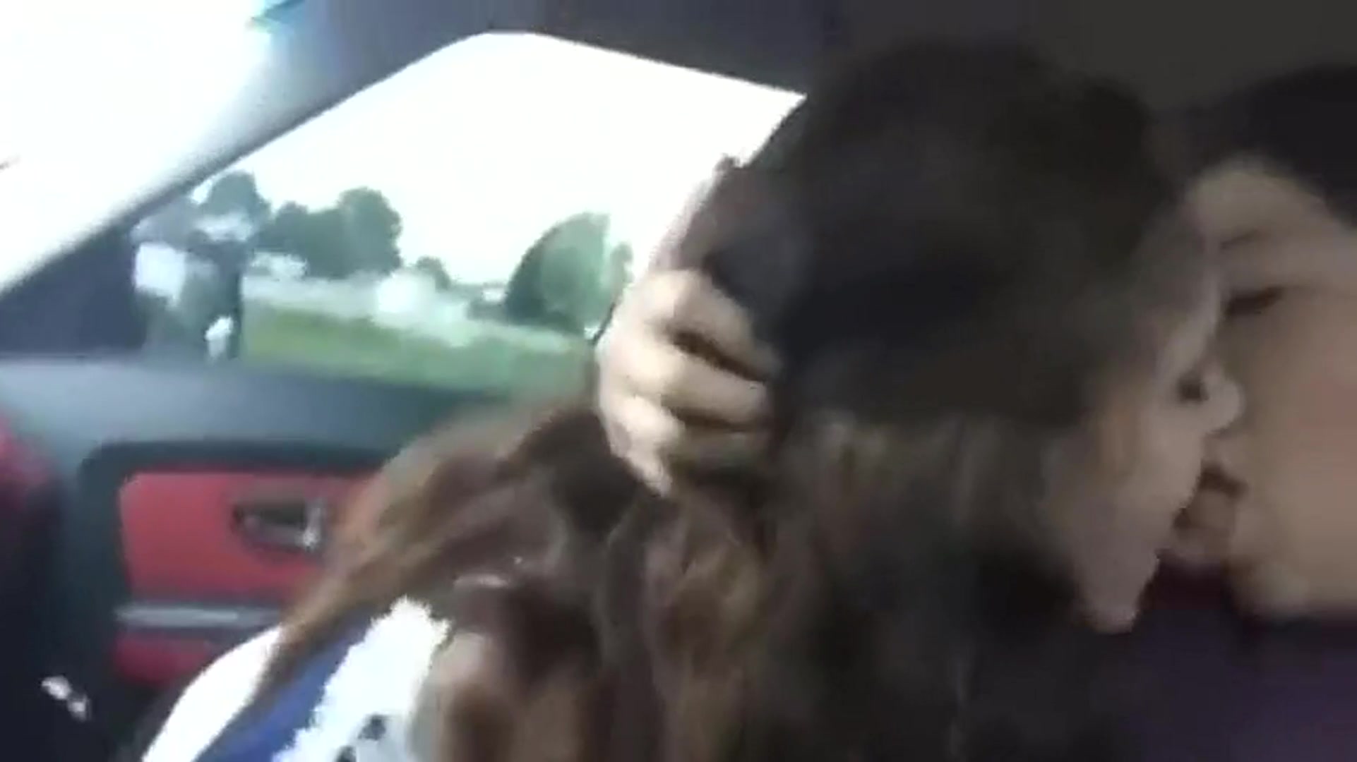 Three fingers deep at the campus parking lot