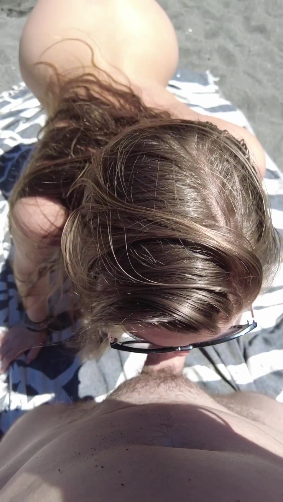 Sucked his cock by the river over the weekend :)