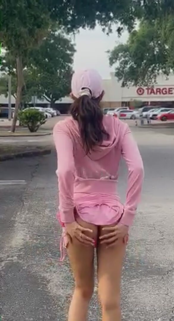 brown bunny is so desperate to get fucked in public