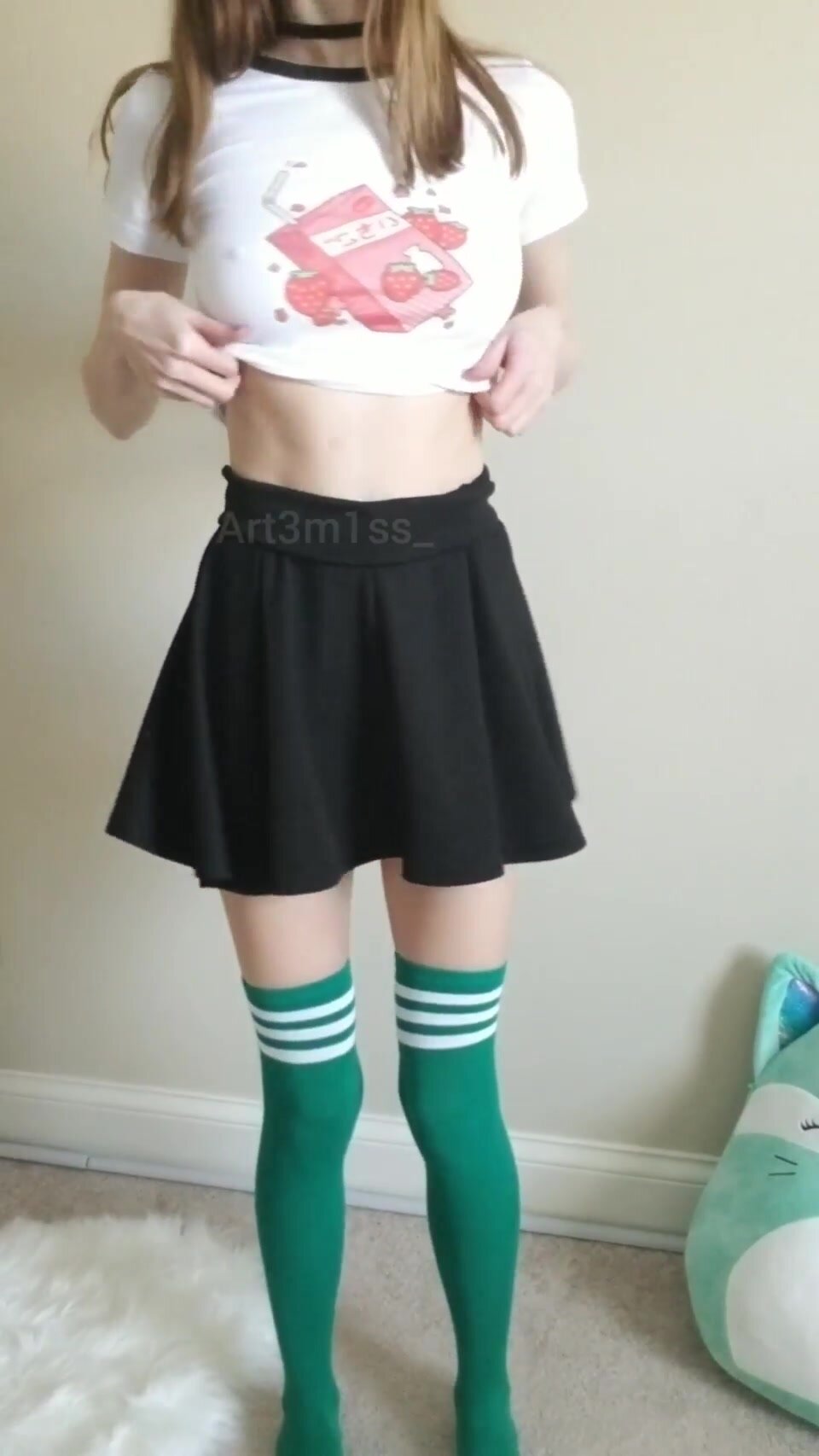 No panties just to tease you