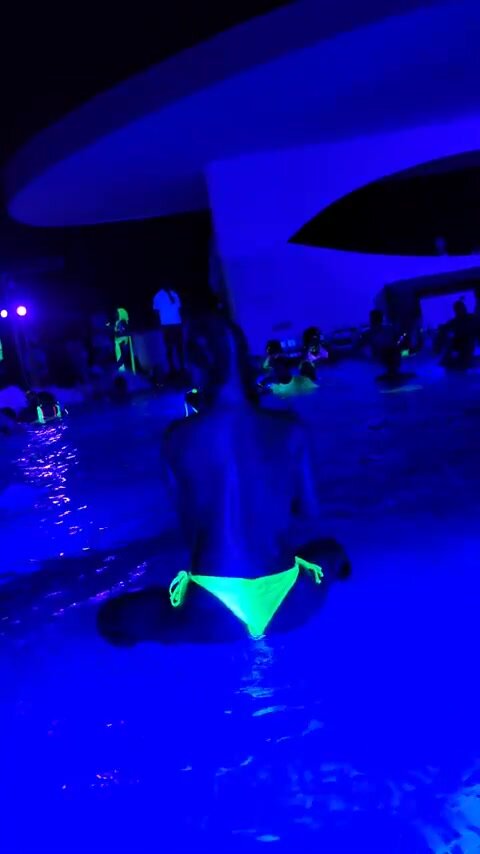 Neon Party night topless at temptations