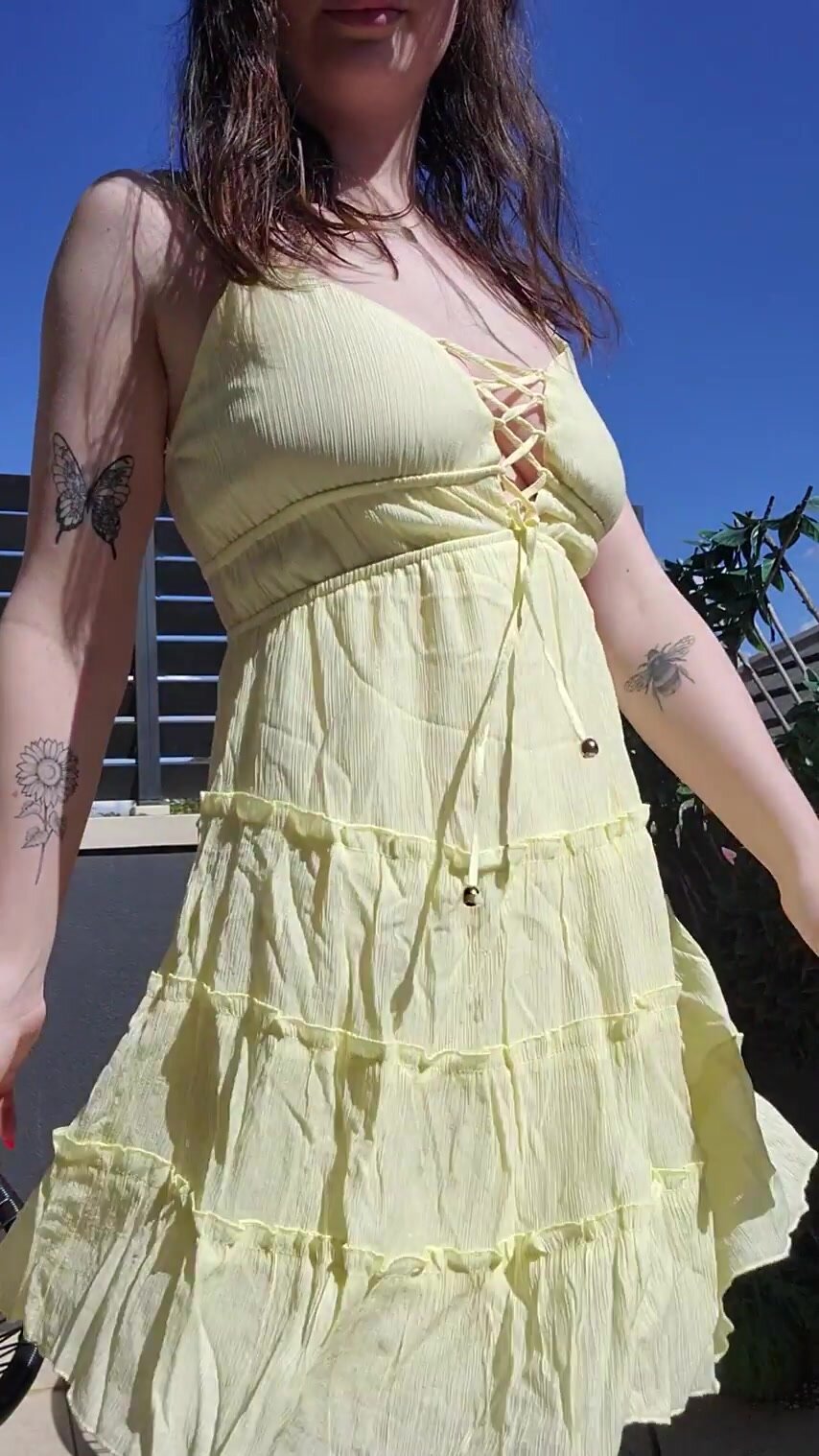 You'll never guess what's hiding under my sundress