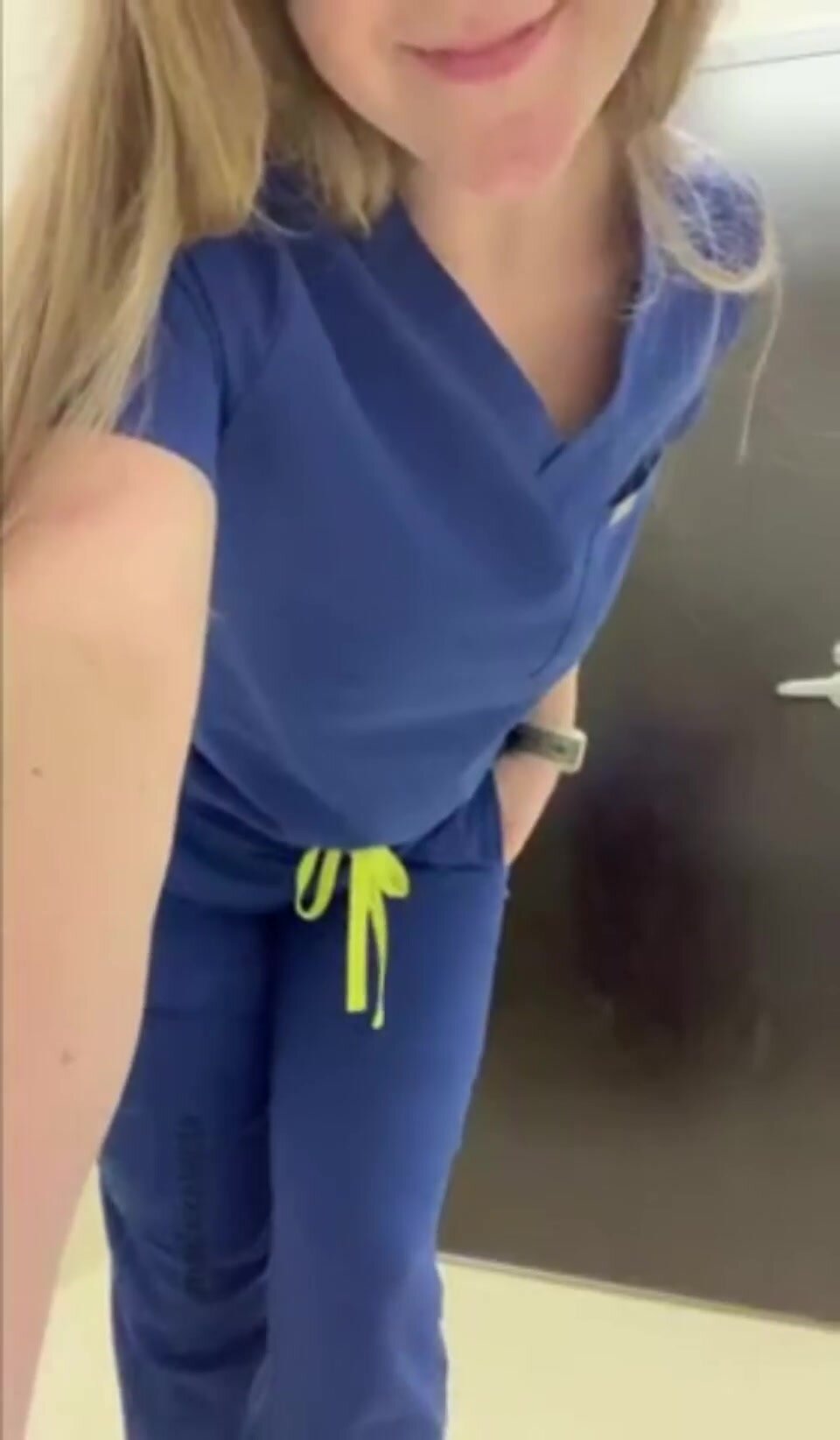 Russian Nurse Is Naughty At Work 