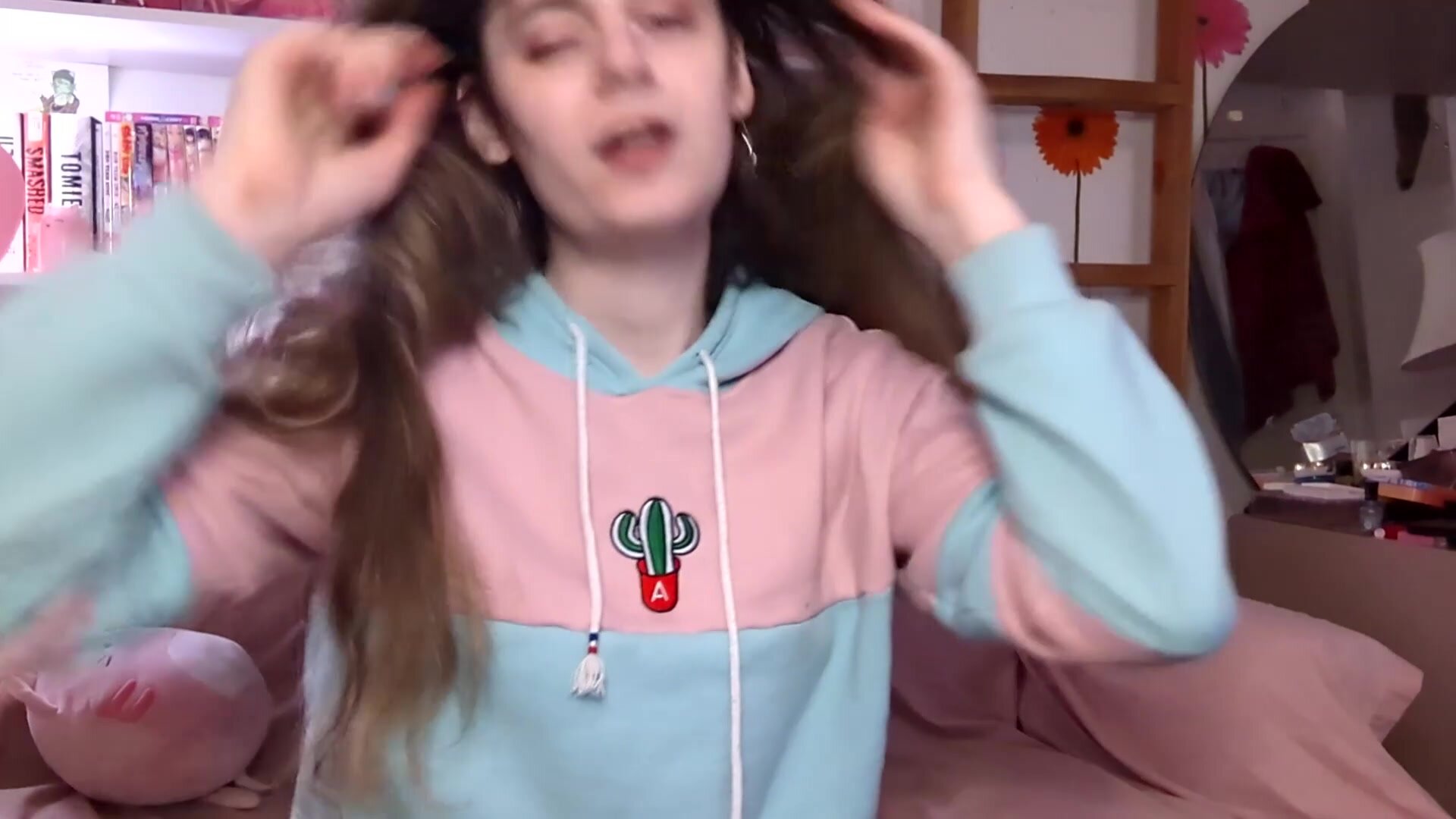 My girl cock looks so much bigger from the side umm