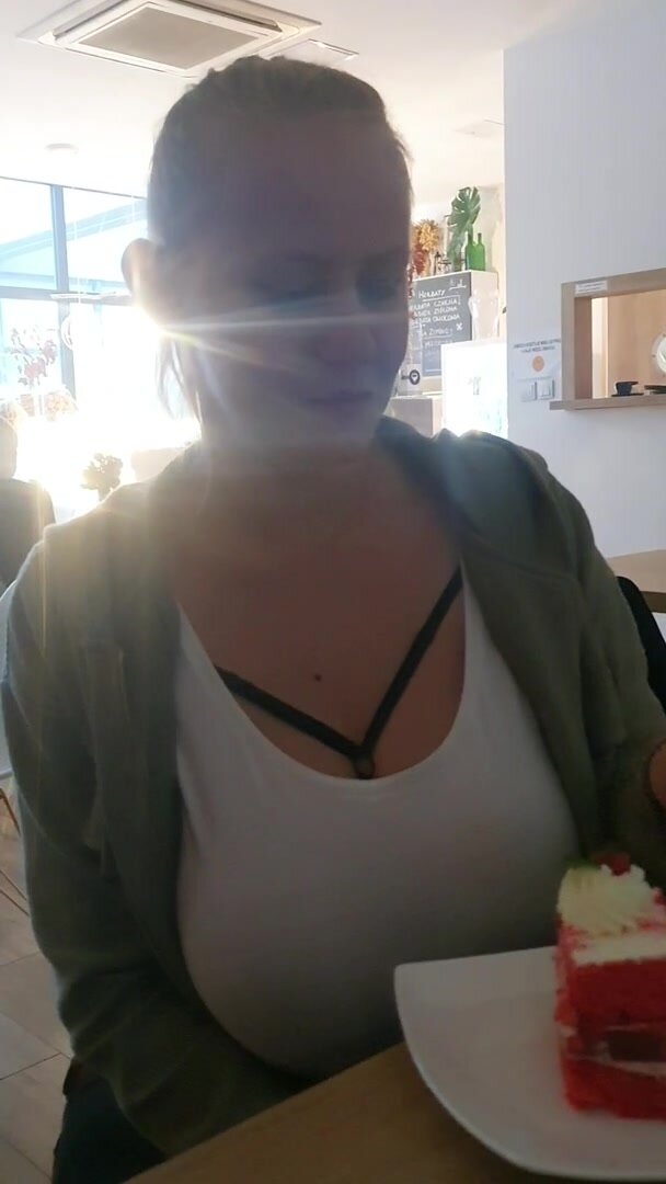 Finally, I wish you all that next year you will meet such a slightly embarrassed and slightly amused girl with huge bare boobs in a restaurant or on the street. Kisses