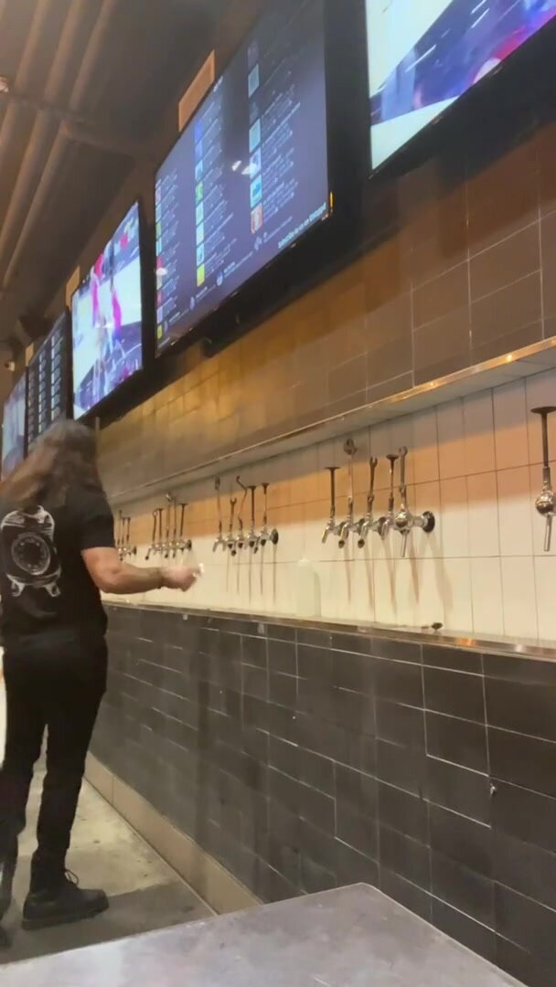 The bartender missed the show