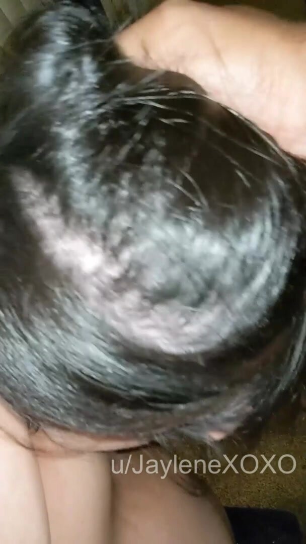 My husband and our friend take turns sharing my throat and face fucking me