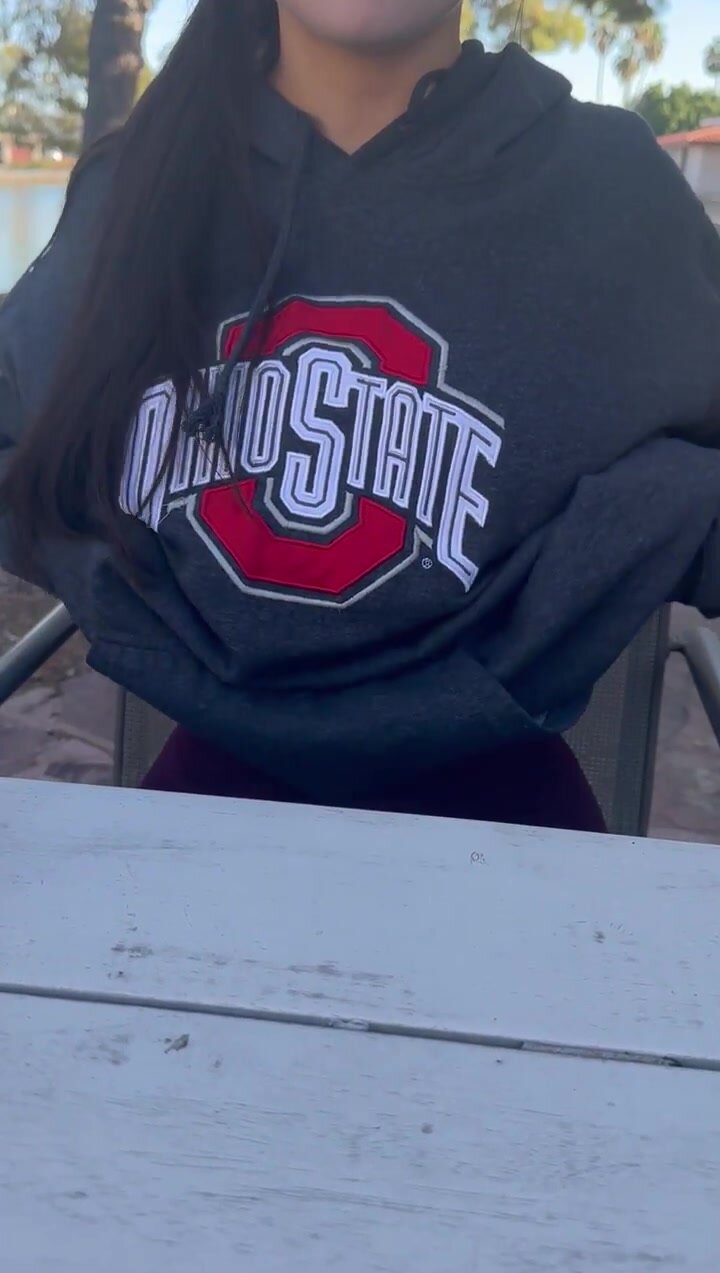 Just enjoying my post gym smoothie while giving the neighbors a show